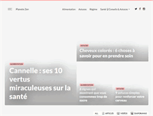 Tablet Screenshot of planete-zen.com